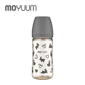 MOYUUM 韓國 PPSU 寬口奶瓶 270ml (2m+) - 剪影兔