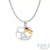 甜蜜約定 HelloKitty 雙子座Gemini Kitty純銀墜子 送白鋼項鍊