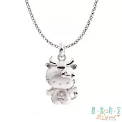 甜蜜約定 HelloKitty 金牛座Kitty純銀墜子 送白鋼項鍊
