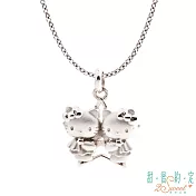 甜蜜約定 HelloKitty 雙子座Kitty純銀墜子 送白鋼項鍊