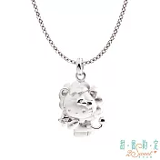 甜蜜約定 HelloKitty 獅子座Kitty純銀墜子 送白鋼項鍊