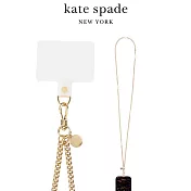 【kate spade】精品手機斜跨鍊 晶鑽長鍊