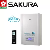 【SAKURA 櫻花】16L 無線溫控智能恆溫熱水器DH1628 (天然瓦斯NG1) 送安裝