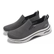 Skechers 休閒鞋 Go Walk Arch Fit 2.0-Melodious 1 男鞋 灰白 高回彈 健走鞋 216518GRY