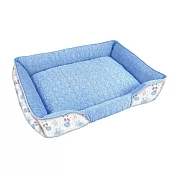 JohoE嚴選 極致舒適玉石冰雪涼感寵物床-中型L(睡墊/涼墊) 藍熊兔