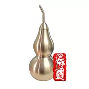【悠然閣】11cm 亮澤金銅葫蘆(可開蓋) (化病災 鎮宅 避邪 除厄 化煞)