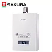 【SAKURA 櫻花】16L 四季溫智慧水量 熱水器 DH1670F (桶裝瓦斯LPG) 送安裝