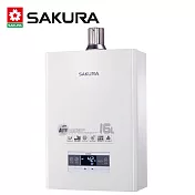 【SAKURA 櫻花】16L 四季溫智慧水量 熱水器 DH1670F (桶裝瓦斯LPG) FE式 送安裝