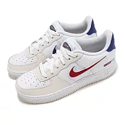 Nike 休閒鞋 Air Force 1 LV8 GS 大童 女鞋 鴛鴦 米白 紅 藍 AF1 HF5744-146