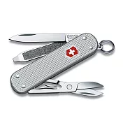 VICTORINOX 瑞士維氏 5用ALOX金屬殼瑞士刀-銀