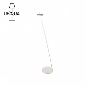 【義大利UBIQUA】Torus Floor 靜謐時光USB充電式直立落地燈- 經典白