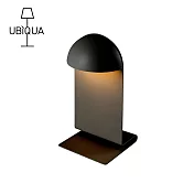 【義大利UBIQUA】Midi 心響USB充電式兩用桌燈/壁燈- 時尚黑