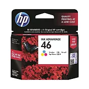 HP Ink Advantage 原廠彩色墨水匣46 (CZ638AA)