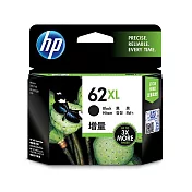 HP 原廠高容量黑色墨水匣62XL (C2P05AA)