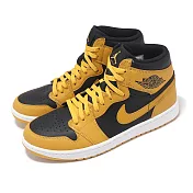 Nike 高爾夫球鞋 Air Jordan 1 High Golf 男鞋 防水 黃 黑 Pollen 休閒鞋 DQ0660-700