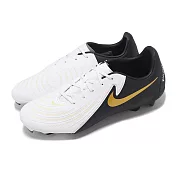 Nike 足球鞋 Phantom GX II Academy FG/MG 男鞋 白 黑 抓地 合成材質 運動鞋 FD6723-100