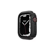 MAGEASY Odyssey 航太鋁合金保護殼(Apple Watch 45mm) 午夜黑