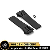 ★送原廠好禮★Golden Concept Apple Watch 40/41mm 橡膠錶帶 WS-RS41 黑色