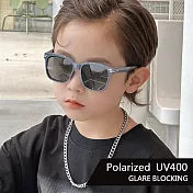 【SUNS】兒童偏光太陽眼鏡 彈力壓不壞材質 時尚韓版ins墨鏡 寶麗來鏡片 抗UV400 S857 淺湖藍