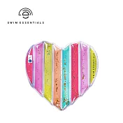 Swim Essentials 荷蘭 充氣造型氣墊床/浮板(150x120cm) - 閃亮愛心調色盤