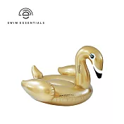 Swim Essentials 荷蘭 充氣漂浮坐騎泳圈(150cm) - 香檳金天鵝