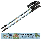 【義大利 FIZAN】超輕三節式健行登山杖2入特惠組 能高越古道藍