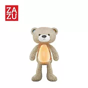 ZAZU 荷蘭 聲控感應安撫小夜燈/音樂鈴 睏寶好朋友系列 - 棕色