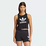 ADIDAS TREFOIL TANK 女背心上衣-黑-IU0067 L 黑色