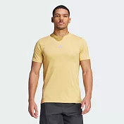 ADIDAS D4T HR TEE 男短袖上衣-黃-IS3740 M 黃色