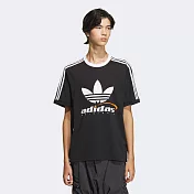 ADIDAS TFL LOGO TEE M 男短袖上衣-黑-IW6309 L 黑色