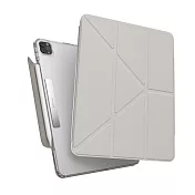 MAGEASY Facet 全方位支架透明背蓋保護套iPad Pro 12.9＂ (2022 [M2] -2018) 星光灰