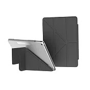 SwitchEasy Origami Nude 全方位支架透明背蓋保護套  2021 iPad9 10.2 黑色