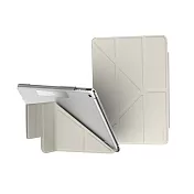 SwitchEasy Origami Nude 全方位支架透明背蓋保護套  2021 iPad9 10.2 星光白