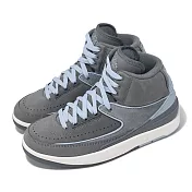 Nike 休閒鞋 Wmns Air Jordan 2 Retro 酷灰 藍 女鞋 2代 FB8871-041
