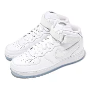 Nike 休閒鞋 Wmns AF1 Mid YOD 女鞋 白 冰底 鱷魚紋 百搭 Air Force FN4274-100