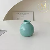 【Floral M】Ins風蒂芬尼藍陶瓷迷你小花瓶