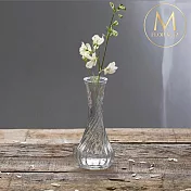【Floral M】羅⾺玻璃艾芙琳⼩花瓶