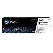 HP 206X LaserJet 高列印量黑色原廠碳粉匣(W2110X)