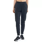 Under Armour 女 ArmourSport Woven 休閒長褲-黑-1382727-001 XL 黑色