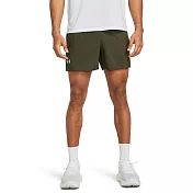 Under Armour 男 LAUNCH 5吋無內裏短褲-綠-1382619-390 XL 綠色