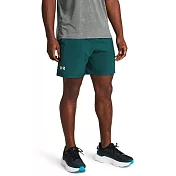 Under Armour 男 LAUNCH 7吋無內裏短褲-綠-1382622-449 XL 綠色