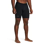 Under Armour 男 SmartForm Rush 2. 緊身短褲-黑-1383317-001 XL 黑色