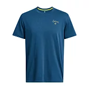 Under Armour 男 Curry Emb Splash 短T-Shirt-藍-1383379-426 XL 藍色