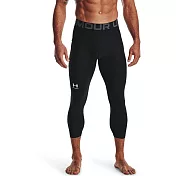 Under Armour 男 HG Armour八分緊身褲-黑-1361588-001 XL 黑色