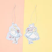 【迪士尼 Disney】迪士尼造型香氛片 衣櫥香氛 車用擴香 香片吊卡 愛麗絲(桂花)