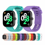 紅米手錶4/5代 Redmi Watch 4/5 多彩矽膠單色錶帶腕帶  午夜藍