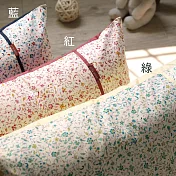 【麗塔寢飾】40支紗精梳棉 午睡枕40*55CM(一入) 多款任選- 戀戀絮語-藍