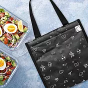 cama Beano & Friends 直式方形保溫袋_太空之旅-黑