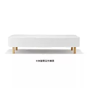 【MUJI 無印良品】附床板床墊/S/床墊套可水洗/組裝式(床腳另購)