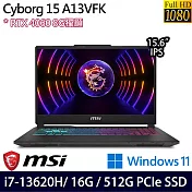 【MSI】微星 Cyborg 15 A13VFK-831TW 15.6吋/i7-13620H/16G/512G SSD/RTX4060/Win11/ 電競筆電